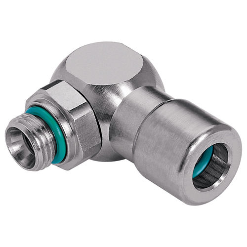 Изогнутый фитинг - VT1787 - EISELE GmbH - для химических продуктов / пневматический / резьбовой