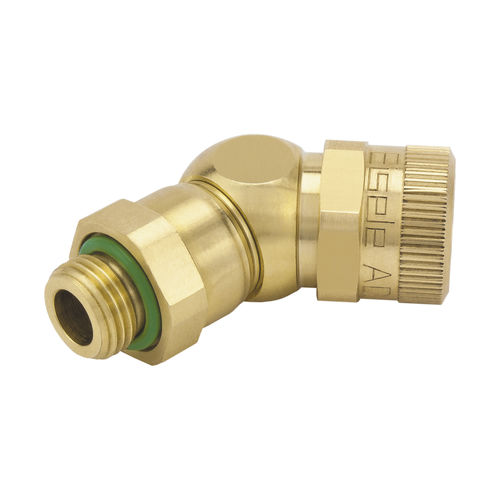 Фитинг для охлаждающей жидкости - VT2598  - EISELE GmbH - пневматический / винтовой / изогнутый