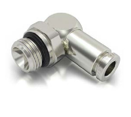 Пневматический фитинг - 886-0466 - EISELE GmbH - винтовой / под углом 90° / G