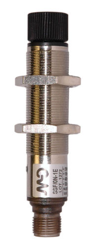 Фотоэлектрический обнаружитель с прямым отражением - SSF series - Micro Detectors - цилиндрический / светодиод / с функцией Teach-in