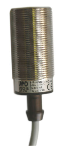 Индуктивный бесконтактный датчик - VT series - Micro Detectors - цилиндрический / аналоговый