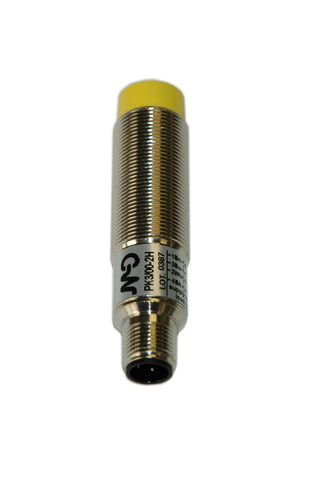 Индуктивный бесконтактный датчик - PK3 series - Micro Detectors - цилиндрический / цифровой / из нержавеющей стали