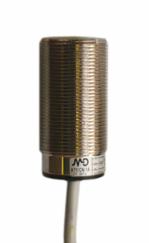 Индуктивный бесконтактный датчик - AT series - Micro Detectors - цилиндрический / аналоговый