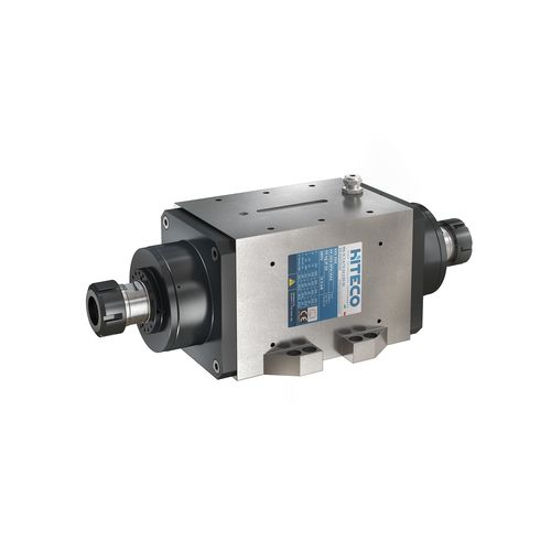 Электрошпиндель для охлаждения - MA-1C 7.5/12 24 ER32 DX/SX - Hiteco - для мехобработки / с ручным приводом / с автоматическим устройством смены инструментов
