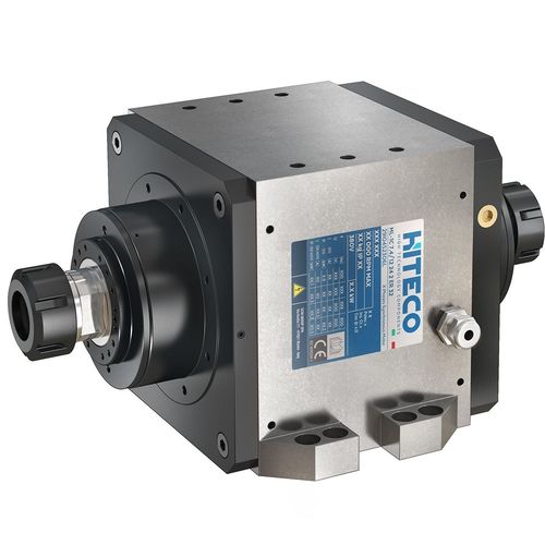 Электрошпиндель для мехобработки - ML-1C 10/12 24 ER40 DX-SX - Hiteco - для охлаждения / с ручным переключением / для дерева