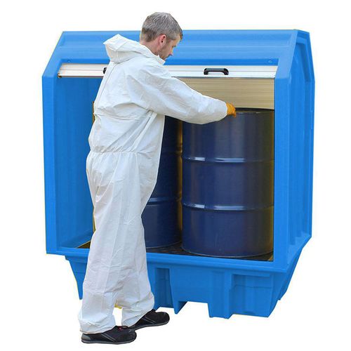 Сборный поддон 2 бочки - BP2HC - Empteezy - из полиэтилена