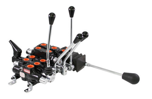 Гидравлический распределитель с выдвижным ящиком - 34 series - BRAND HYDRAULICS - с ручным приводом / 3 канала / модульный