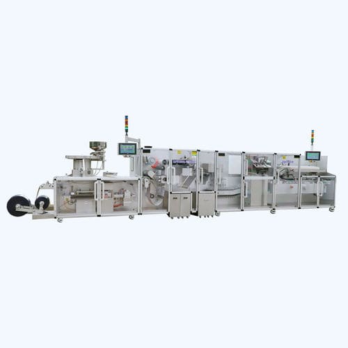 Линия упаковки для фармацевтической промышленности - Blister Line BPL400R - Jornen Machinery Co., Ltd. - для фармацевтических продуктов / для шприцев / для косметической продукции
