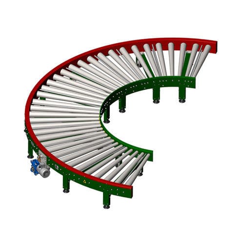 Роликовый конвейер - CRMP series - FERGACOM CONVEYOR S.L. - винтовой / роликовый конический / изогнутый