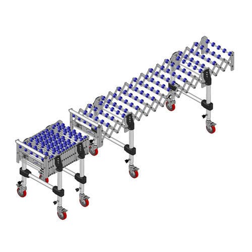 Конвейер с валками - TERL-50 series - FERGACOM CONVEYOR S.L. - наклонный / изогнутый / для разгрузочно-погрузочных работ