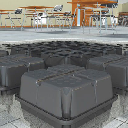 Обшивка перфорированная подложка - U-BOOT BETON® - Daliform Group - плит / из стали