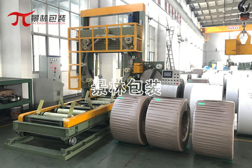 Упаковочная машина контролируемая PLC - GD800  - Shanghai Jinglin Packaging Machinery Co.,Ltd - с двойной камерой / c пленкой / для катушек