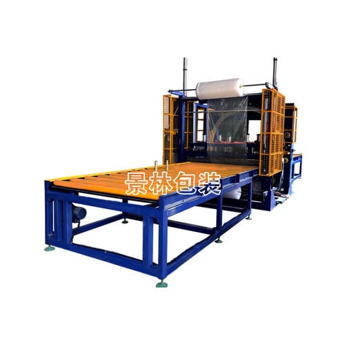 Горизонтальный паллетообмотчик - GG1800  - Shanghai Jinglin Packaging Machinery Co.,Ltd - автоматический / со стрейч-пленкой / с конвейером