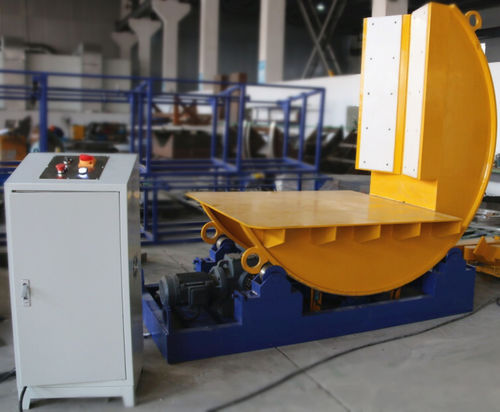 Электрический опрокидыватель - Shanghai Jinglin Packaging Machinery Co.,Ltd - для катушки / из металла / 90°