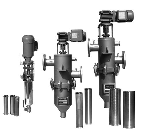 Жидкостный фильтр - Contec GmbH Industrieausrüstungen - с корзиной / самоочищающийся / с треугольной сеткой