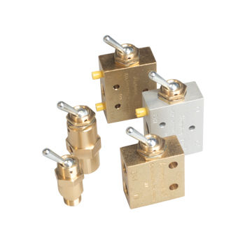 Клапан с рычагом - TAC Miniature Toggle Valves - Humphrey Products - пневматический / с ручным управлением / для контроля