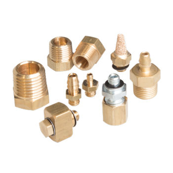 Пневматический фитинг - TAC Miniature Fittings - Humphrey Products - винтовой / с сжатием / рифленый