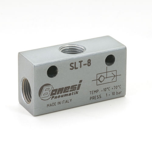 Предохранительный клапан с селектором цепи - SLT series - Bonesi Pneumatik s.r.l. - шариковый / для воздуха / G