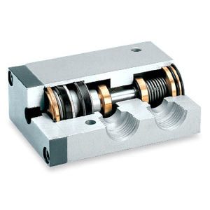 Пневматический распределитель со сбалансированным золотником - CETOP series - Bonesi Pneumatik s.r.l. - с пневматическим приводом / управление от соленоида / 5/2 канала