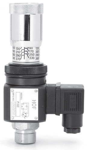 Поршневый прессостат - P-02 series - HOF HYDRAULIC - с регулируемым поршнем / для масла / регулируемый