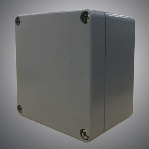 Корпус с крышкой на винтах - JL-AL Series - JIANGSU JIANLONG ELECTRICAL CO.,LTD - для монтажа в стену / прямоугольный / из крашеного алюминия