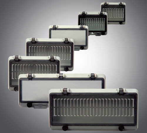 Корпус с прозрачной дверью - JL-PW Series - JIANGSU JIANLONG ELECTRICAL CO.,LTD - для монтажа на панели / прямоугольный / из поликарбоната
