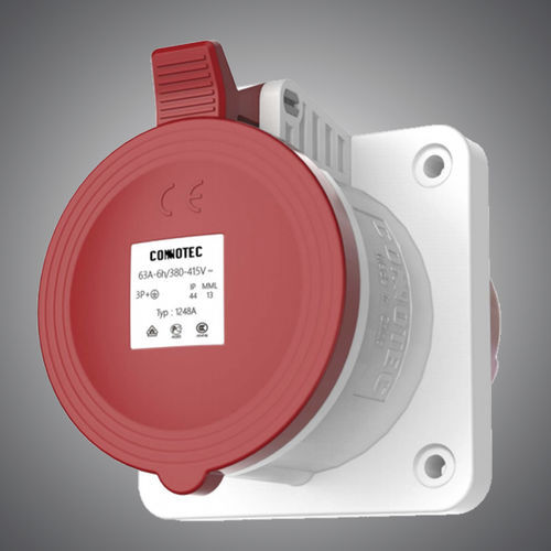 Промышленный розетка и разъем - JIANGSU JIANLONG ELECTRICAL CO.,LTD - фиксированный / герметичный / брызгозащищенный