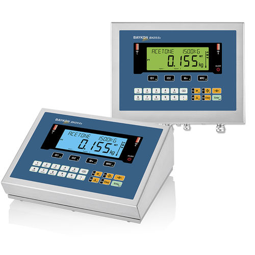 Весовой индикатор ЖК-дисплей -  BX25 EX2/22 - BAYKON Industrial Weighing Systems - настольный / настенный / взрывозащищенный