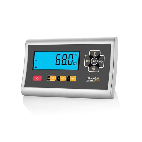 Весовой индикатор ЖК-дисплей - BX21S - BAYKON Industrial Weighing Systems - настенный / из нержавеющей стали / программируемый