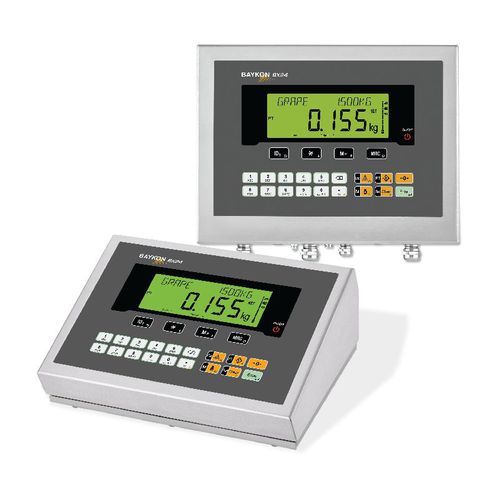 Весовой терминал ЖК-дисплей - BX24 / BX24D - BAYKON Industrial Weighing Systems - настольный / для суровых природных условий / из нержавеющей стали