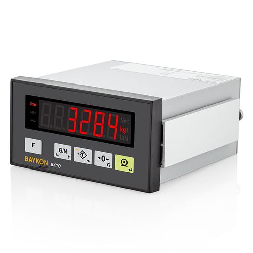Цифровой весовой терминал - BX10 - BAYKON Industrial Weighing Systems - светодиодный дисплей / встраиваемый / из нержавеющей стали
