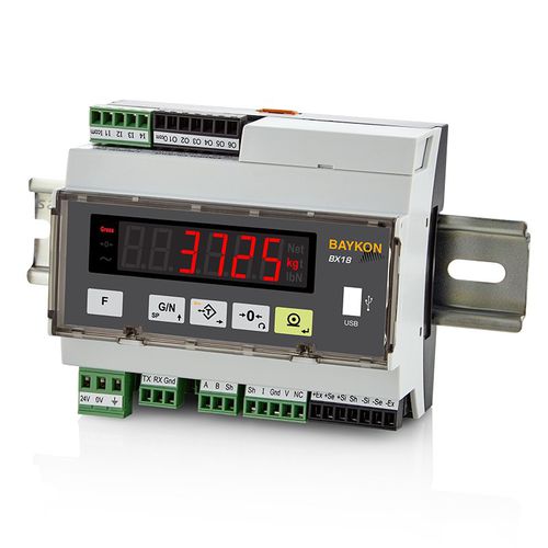Весовой индикатор светодиодный дисплей - BX18 - BAYKON Industrial Weighing Systems - на DIN-рейке / пыленепроницаемый / для суровых природных условий