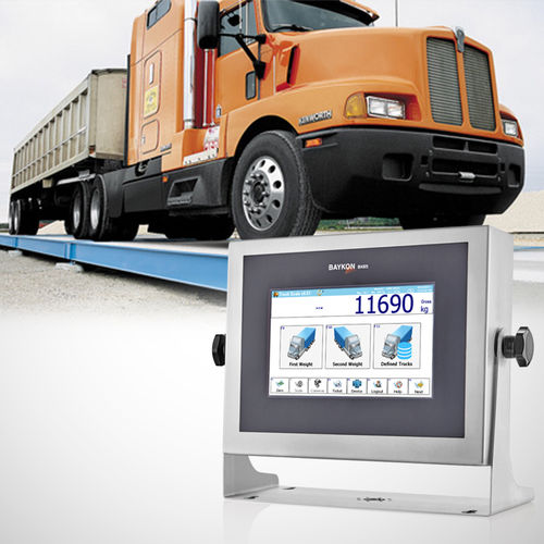 Весы для транспортных средств - BAYKON Industrial Weighing Systems - электронный / килограмм / цифровой