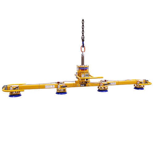 Вакуумная траверса для листового металла - L100M4 series - ANVER Vacuum System Specialists - для пластин / горизонтальная / регулируемая