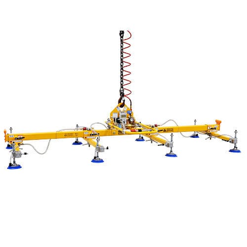 Вакуумная траверса для листового металла - L80M8 series  - ANVER Vacuum System Specialists - для пластин / горизонтальная / регулируемая