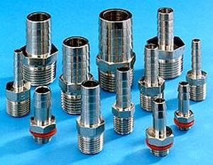 Фитинг для вакуума - A series - ANVER Vacuum System Specialists - рифленый / из нержавеющей стали / NPT