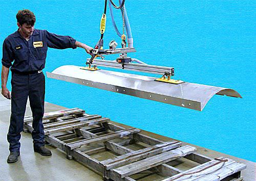 Вакуумная траверса для цилиндрических грузов - VBS-D2-Q - ANVER Vacuum System Specialists - горизонтальная / электрическая