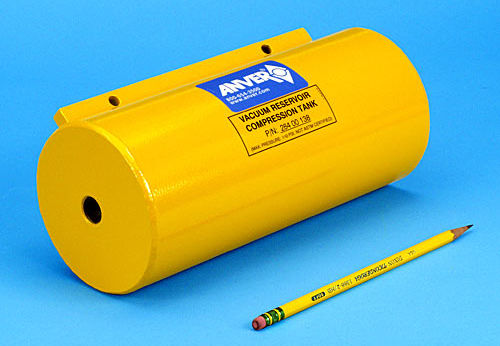 Вакуумный резервуар - 28400138	 - ANVER Vacuum System Specialists - сталь / из штукатурки / горизонтальный