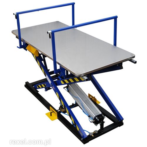 Ножничный подъемный стол - ST-3/BR - REXEL - с педалью / пневматический / стационарный