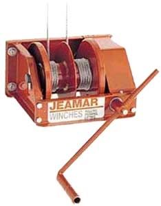 Двойная лебедка с ручным управлением - GWF series - Jeamar Winches - для разгрузочно-погрузочных работ / с двойным барабаном