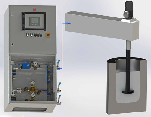 Установка газового контроля для роторной системы - FCTechnik - Gas Control Systems - flox[on] MFC - для производства алюминия