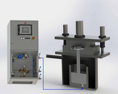 Установка газового контроля для производства алюминия - FCTechnik - Gas Control Systems - flox[on] MFC - для литья в кокиль под низким давлением / автоматическая