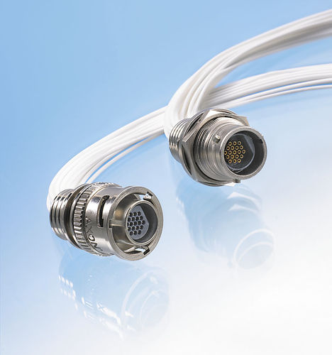 Соединитель для передачи данных - micro-D  - Axon Cable - для источника электропитания / микро-D / круговой