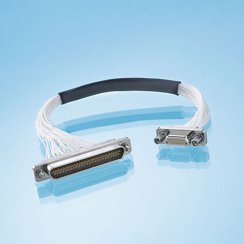 Соединитель для передачи данных - Axon Cable - микро-D / прямоугольный / сильного тока