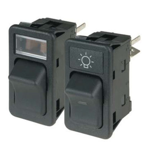 Клавишный переключатель - 8064 series - Eaton Commercial Controls - однополюсный / световой (светодиод) / из пластика