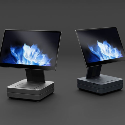 Терминал с многоточечным сенсорным экраном - POS 400A - Pyramid Computer GmbH - с емкостным сенсорным экраном / настольный / Full HD