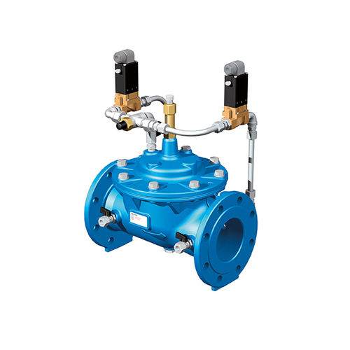 Мембранный клапан - K4 HYDROSTAB - Belgicast - с электрическим приводом / для контроля / для регулировки расхода