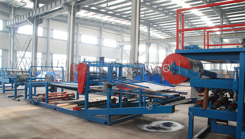 Производственная линия сэндвич-панель с наполнителем EPS - SP-5 - Shanghai Zhongji Machinery Co.ltd - непрерывного действия