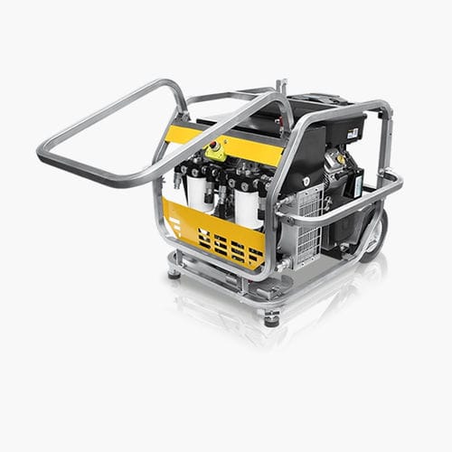 Гидравлический блок с двигателем внутреннего сгорания - SUPER RAPTOR DUAL - DOA Hydraulic Tools Srl - для двигателя / машина / для бутылок
