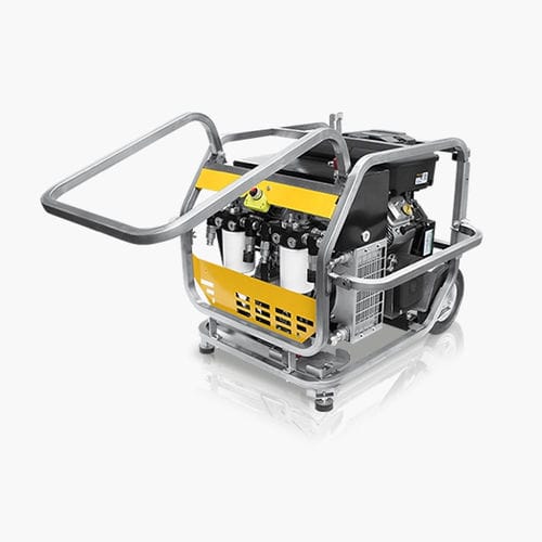 Гидравлический блок с электродвигателем - SUPER RAPTOR DUAL - DOA Hydraulic Tools Srl - с электродвигателем / бензиновый двигатель / для масла
